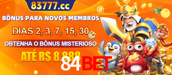 Anúncio dos benefícios para Membro VIP Sênior na plataforma 84bet, incluindo bônus promocionais, semanais e mensais, ilustrado com o personagem Fortune Tiger.